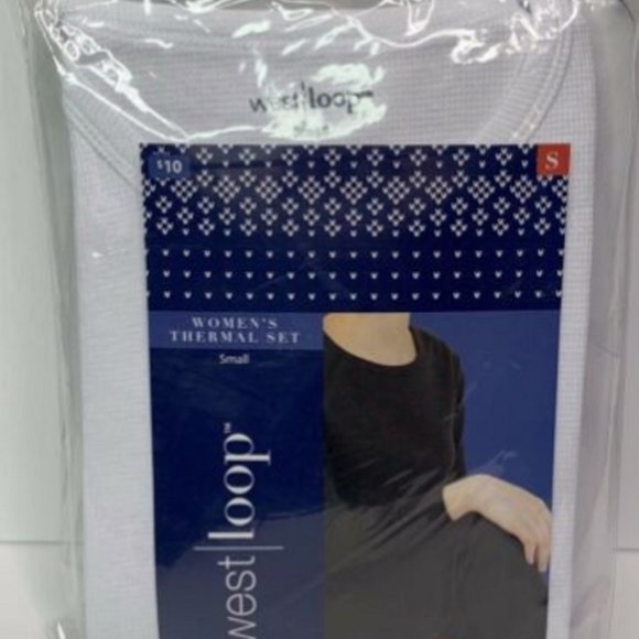 West/Loop Thermal Set Small New White - Picture 1 of 2
